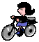 girl riding bike